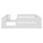 Wood Platform Bed With Guardrail-341466302