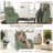 Power Lift Recliner, Lift Chair Recliners For Small Spaces, Electric Recliner Chair With Remote Control, Side Pocket-1620637871