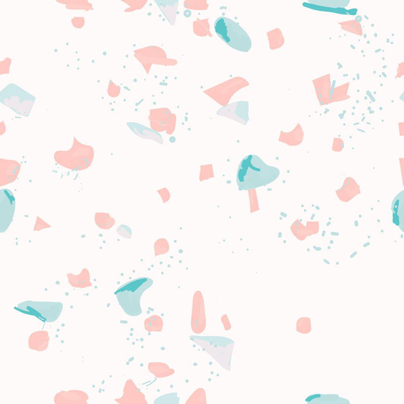 126" L x 24" W Wallpaper Tile, Pink