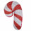 Candy Cane Shaped Rhinestone Pillow