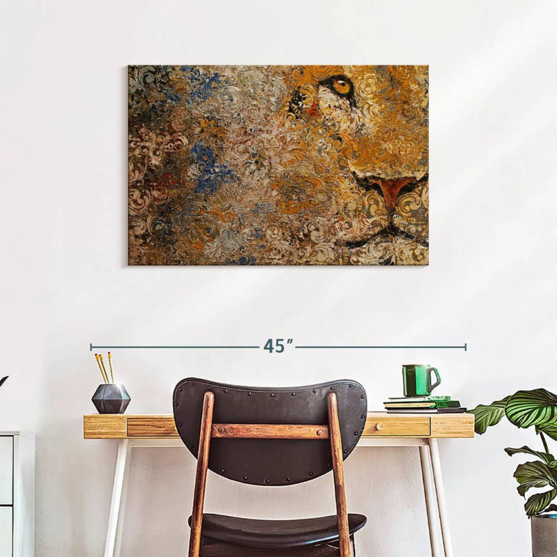 Brampt Barbary Lion, 24" H x 36" W
