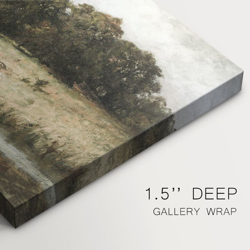 Paysages rétro-CMXCVI -Galerie enveloppée Cavas, 8 x 12