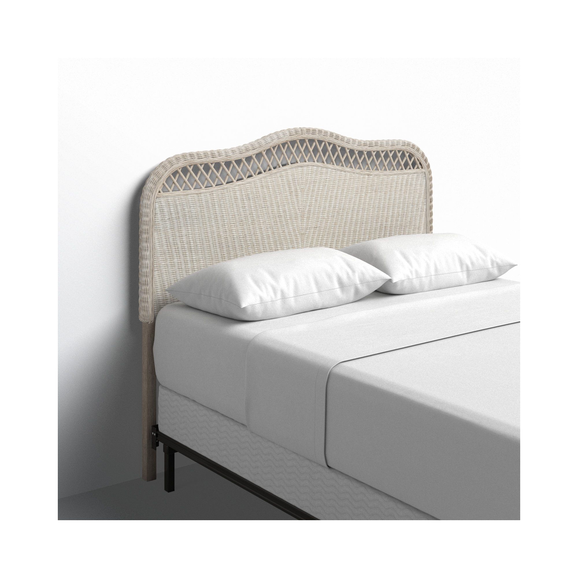 Almus Headboard, Antique Gray, King