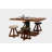 Oak Solid Wood Top Dining Table-25607574