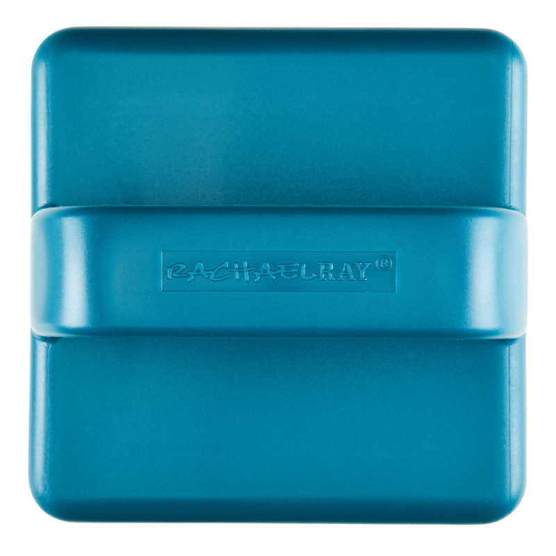 Teal Stainless Steel Box Grater with Container