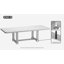 Table de salle à manger extensible Geovoni