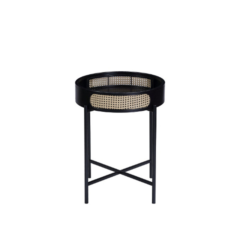 Colson Black Finish End Table