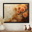 Automne, fleurs de chrysanthème sur un plateau en bois, diapositive III - Chrysanthèmes, art mural-503767152-503767154-503767166