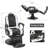 25'' Wide Heavy Duty Metal Swivel Zero Gravity Hydraulic Pump Barber Salon Recliner-1852914616