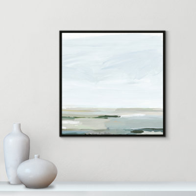 Catrena Pure Stillness - Floater Frame Painting Print on Canvas