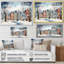 «Christmas village in Winter III - Winter Landscape», art mural encadré-1615080913-1615080875