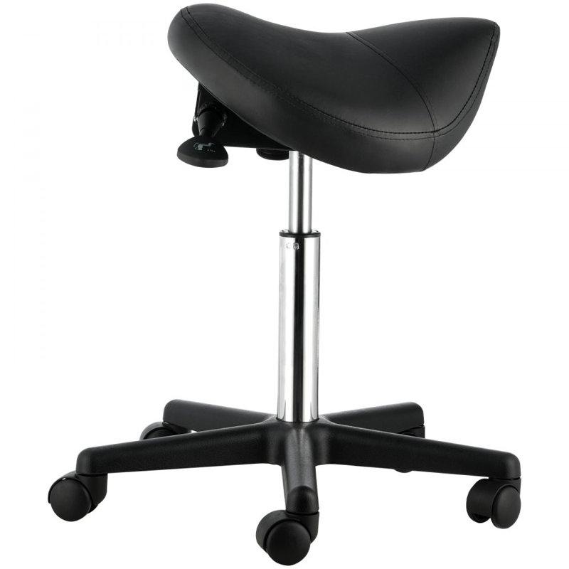 Adjustable Height Ergonomic Active Stool with Removable Casters / Wheels