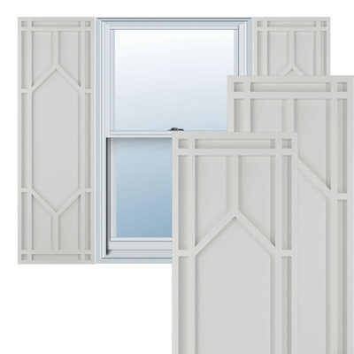 True Fit PVC Shaker Fixed Mount Shutters