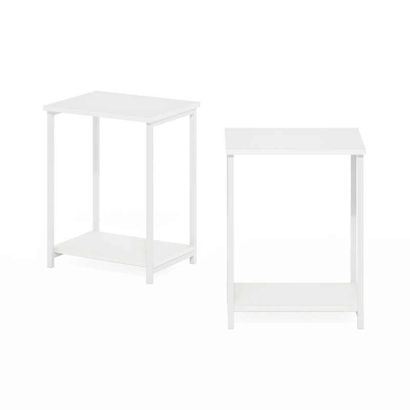 Osaro Industrial Metal Frame End Table 2 Pieces Set