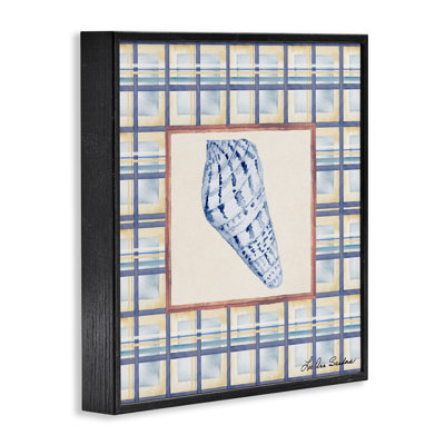 «Sea Treasures on Plaid», dessin par Lee Ann Sanders