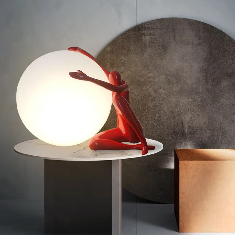 Novella 14'' Novelty Table Lamp, Red