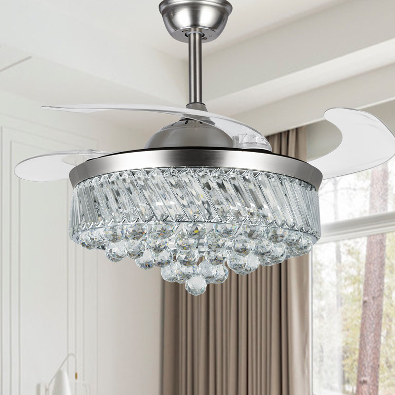 Jannemie 42'' Ceiling Fan with LED Lights