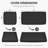 Cartert 3Pcs Outdoor Cushion Cover Set And Patio Seat Cushion Covers, Only Covers-1443181178