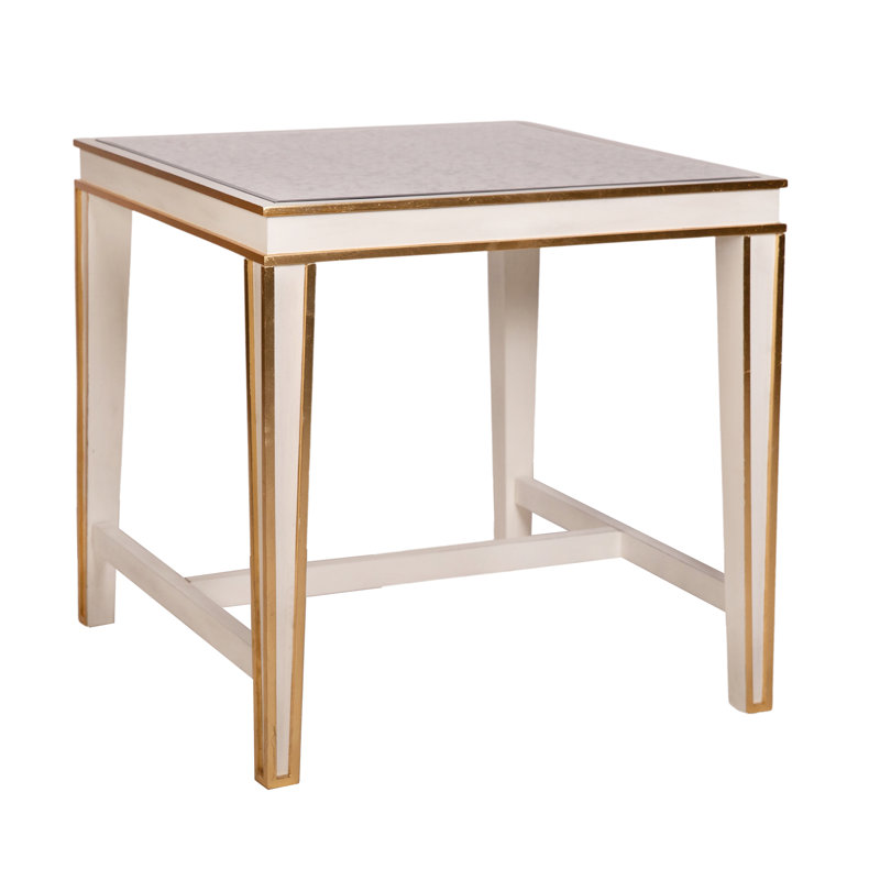 Lilly End Table, Antique White