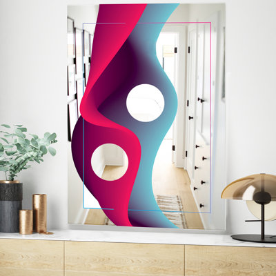 Miroir mural Nebulous Waves 10
