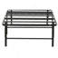 Metal Platform Bed Base - Twin Size Mattress Foundation Bed Frame, Black-1707384120