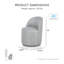 Chaise de bureau Burney-576665858