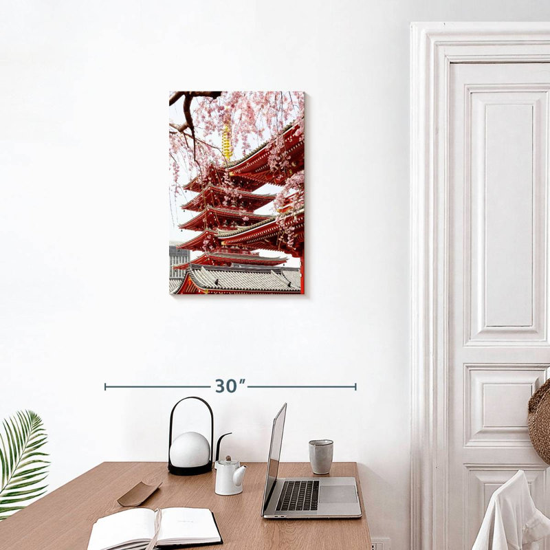 Adella Senso-Ji Pagoda III, 24" H x 16" W