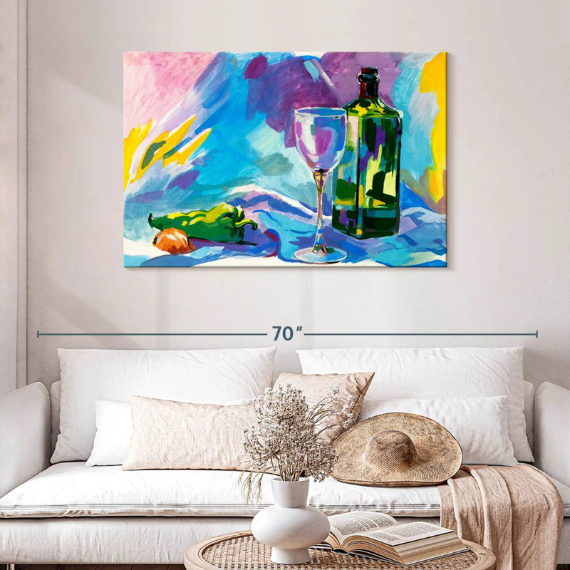 Yarlin Alcohol, 30" H x 45" W