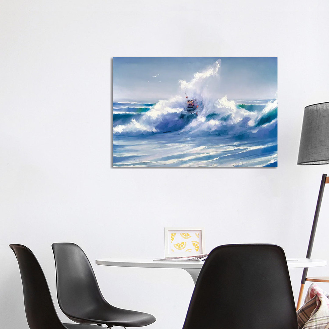 Through The Wave von Bozhena Fuchs - Galerie- Giclée auf Leinwand