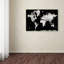 « world map 13 », reproduction d’impression sur toile tendue-22676703
