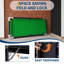 Table de billard pliable et portable avec boules, 2 queues de billard, craie et brosse, idéale pour la maison et la salle de jeux.-134701957-134701958
