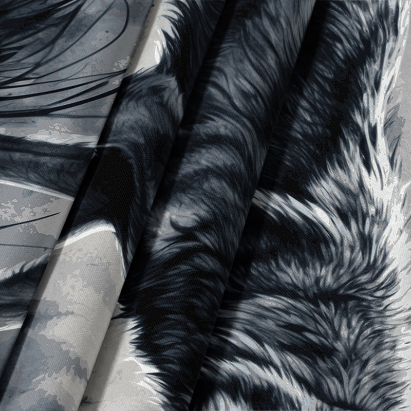 Tapisserie murale «Wildlife Grey Wolf», 26 po x 36 po