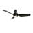 44"  DC Motor 3 - Blade LED Flush Mount Ceiling Fan with Remote Control and Light Kit Included-931946911