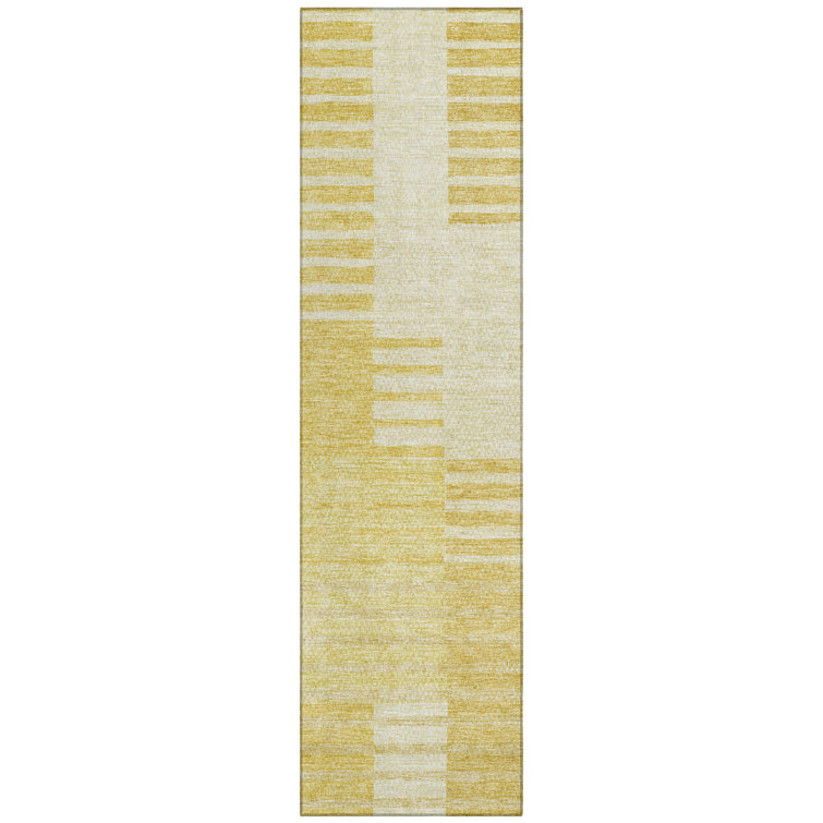 Lavonia Washable Striped Indoor / Outdoor Rug