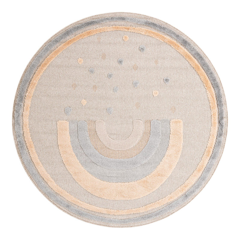 Tapis pour enfant fantaisiste Unique Loom, Rond 7 pi 1 po
