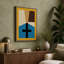 House With Cross Geometric - Wrapped Canvas-1975346023-1975346030