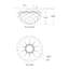 Chapman & Myers Cynara Flush Mount-72538283-72538282