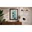 Teal Study Botanical - Framed Print-766090258-766090260