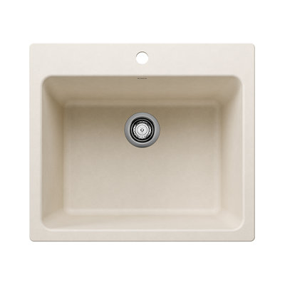 Liven SILGRANIT 25" L x 22" W Drop-In/Undermount Laundry Sink