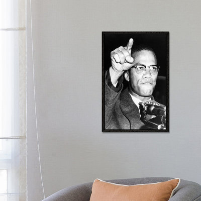 Malcolm X (1925-1965) - Print on Canvas