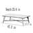 Scandinavian Minimalist Oak Coffee Table-1121619593