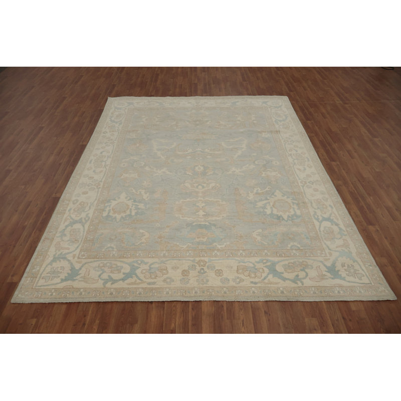 Vegetable Dye Oushak Large Area Rug 9x12