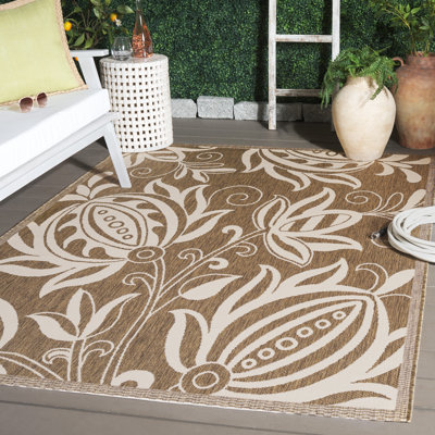 Carolan Performance Floral Indoor/Outdoor Area Rug