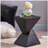 TESS Modern Side Table – Stylish End Table Compatible with Living Room, Bedroom, or Office,Versatile Home Furniture,Black Color-858323236
