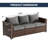 3-Seat Outdoor Wicker Patio Sofa-916170601