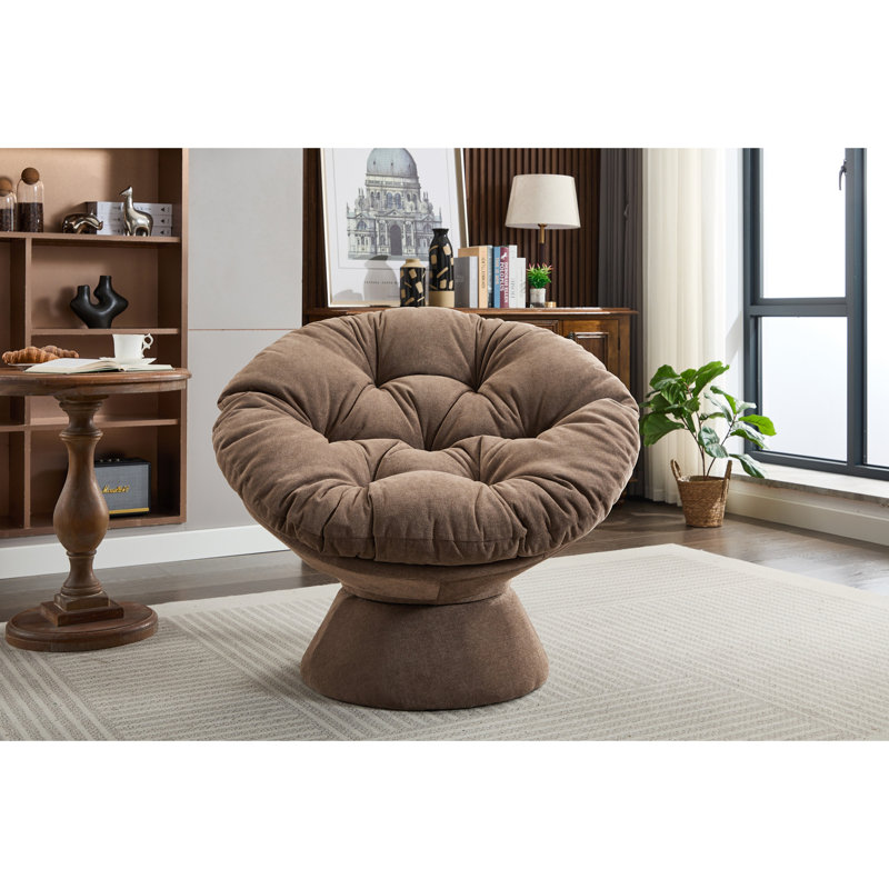 Chaise Papasan, Brun