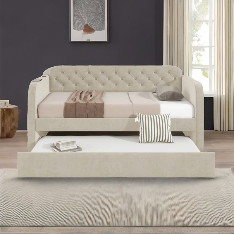 Lit de jour Halle, Beige
