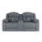 Yepez Grey Power Console Reclining Loveseat