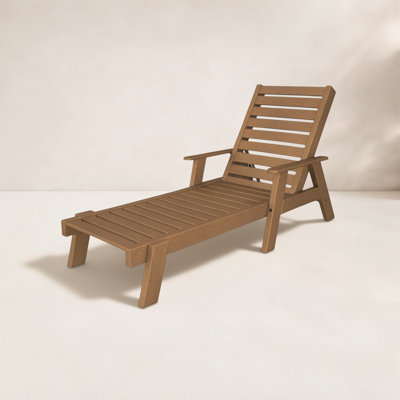 POLYWOOD Captain Chaise with Arms