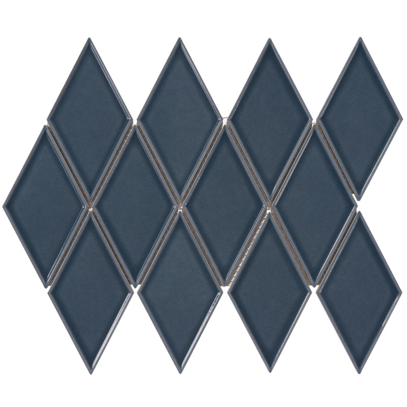 Carrelage 2,35 "x 3", Bleu